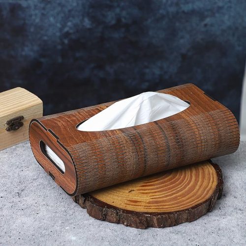 Wooden Tissue Paper Box